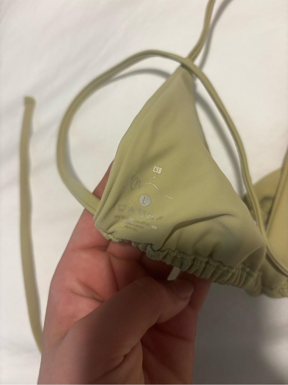 Essential Black Triangle String Bikini Set - Picture 3 of 5